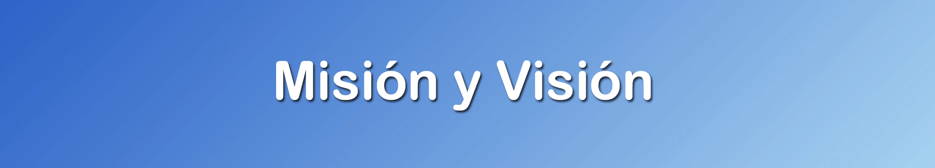 Misión y visión