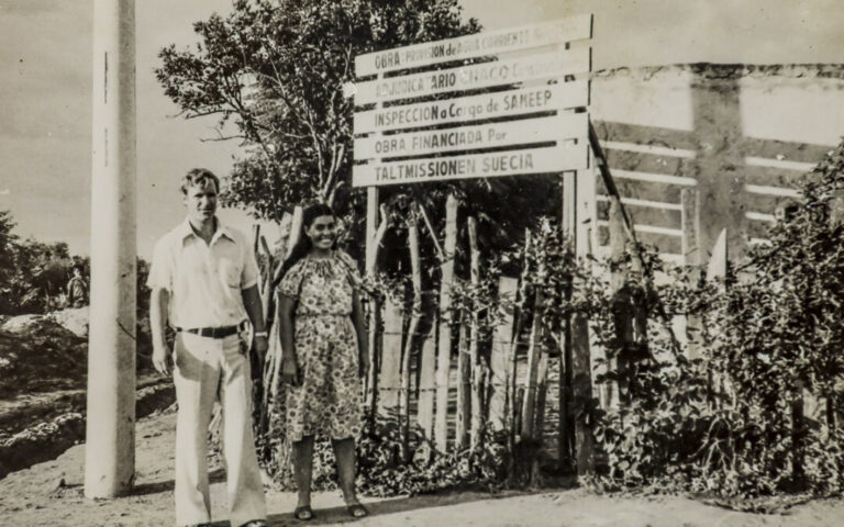 Kenth y Alba en Chaco, Argentina 1977